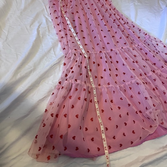 NWT Betsey Johnson Pink Heart Dress - Picture 9 of 12